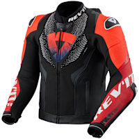 Rev'it Hyperspeed 3 Pro Leather Jacket - Black / Red