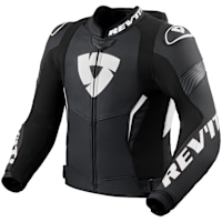 Rev'it Argon 3 Pro Leather Jacket - Black / White