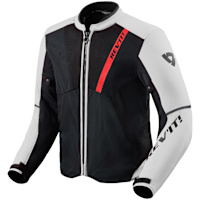 Rev'it GT-R 4 Air Textile Jacket - Black / White