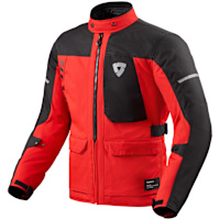 Rev'it Convergent H2O Textile Jacket - Red / Black