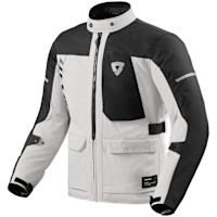 Rev'it Convergent H2O Textile Jacket - Silver / Black