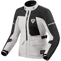 Rev'it Ladies Convergent H2O Textile Jacket - Silver / Black