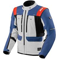 Rev'it Offtrack 3 H2O Textile Jacket - Blue / Silver