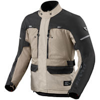 Rev'it Outback 5 H2O Textile Jacket - Sand / Black