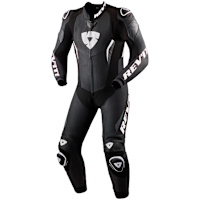 Rev'it Argon 3 One Piece Leather Suit - Black / White