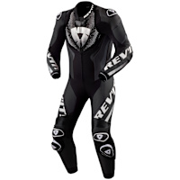 Rev'it Hyperspeed 3 One Piece Leather Suit - Black / White