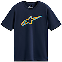 Alpinestars Ageless Shadow CSF T-Shirt - Navy / Orange