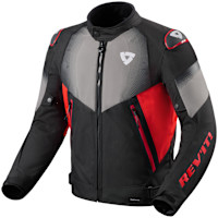 Rev'it Control H2O Textile Jacket - Black / Red