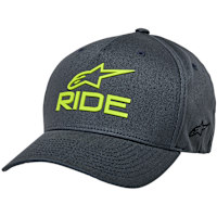 Alpinestars Ride Sonic Cap - Charcoal / Hi-Vis Yellow