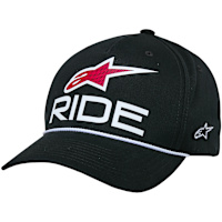 Alpinestars Ride Comp Strapback Cap - Black / White / Red