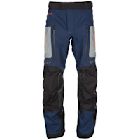 Klim Carlsbad V4 Gore-Tex CE Textile Trousers - Dress Bue / Red Oxide