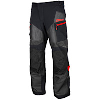 Klim Baja S4 V3 Textile Trousers - Black / Fiery Red
