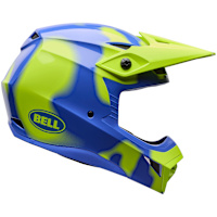 Bell MX-10 MIPS Kids - Camo Fluo Yellow
