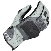 Klim Badlands Aero Pro V4 Short Leather Gloves - Monument Grey