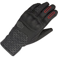 Segura Ladies Natcho Textile Gloves - Black / Red