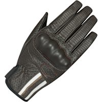 Segura Ladies Romeo Leather Gloves - Brown / White