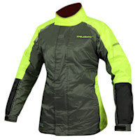 Trilobite Ladies Raintec Waterproof Jacket - Grey / Fluo Yellow
