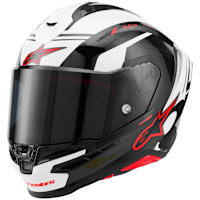 Alpinestars Supertech R7 - A-Core Gloss Black / White / Red