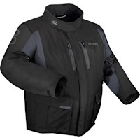 Bering Siberia King Size Textile Jacket - Black / Grey