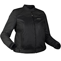 Bering Ladies Alias Queen Size Textile Jacket - Black