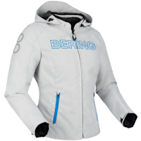 Bering Ladies Warwick Textile Jacket - Light Grey / Blue