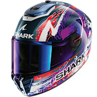 Shark Spartan RS Carbon - Zarco Signature Black / White / Violet / Red