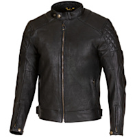 Merlin Icon D3O&reg; Leather Jacket - Black