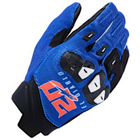 Alpinestars FQ20 SP X 1 Gloves - Blue / Black / Fluo Red