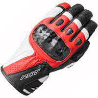 RST Stunt 3 CE Mixed Gloves - Red