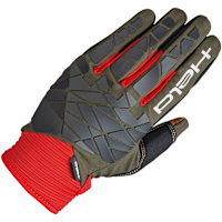 Held Tactura Textile Gloves - Military Green / Red