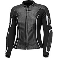 Held Ladies Debbie 3 Leather Jacket - Black / White