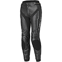Held Ladies Debbie 3 Leather Trousers - Black / White