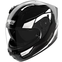 Nolan N60-6 Sincrono - Black / White / Metal Grey