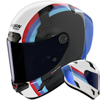 Nolan X-804 RS Ultra Carbon Gemini - Carbon / Blue / Red / White