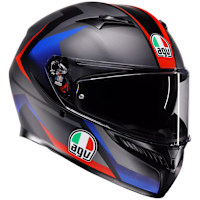 AGV K3 - Striga Matt Black / Blue / Red