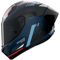 Nolan X-804 RS Ultra Carbon Piega - Carbon / Blue / Red / White