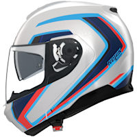 Nolan N100-6 Radiante - White / Blue / Red