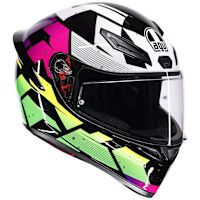 AGV K1 S - Punkpulse Black / Purple / Lime