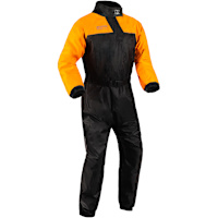 Oxford Rainseal Over Suit - Black / Orange