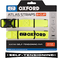Oxford Atlas B-Clip Tension Straps - Fluo Yellow
