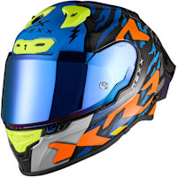 Nexx X.R3R Carbon - Ziger Orange / Blue