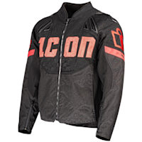 Icon Contra 3 Perforated Textile Jacket - Hero Black