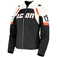 Icon Ladies Contra 3 Mesh Textile Jacket - White