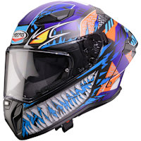 Caberg Drift Evo II - Nobo Matt Black / Fluo Red / Blue / Purple