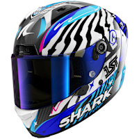 Shark Aeron - Speed-Fancy Carbon / White / Blue