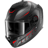 Shark Spartan GT Pro Carbon - Mekarium Carbon / Anthracite / Red