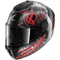 Shark Spartan RS Carbon - Shiever Carbon / Anthracite / Red