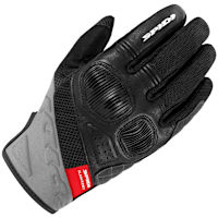 Spidi Flash-R Evo 2 Short Textile CE Gloves - Black / Grey / Red