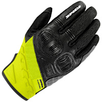 Spidi Flash-R Evo 2 Short Textile CE Gloves - Black / Fluo Yellow