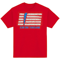 Icon Invasion Stripe Tee - Red